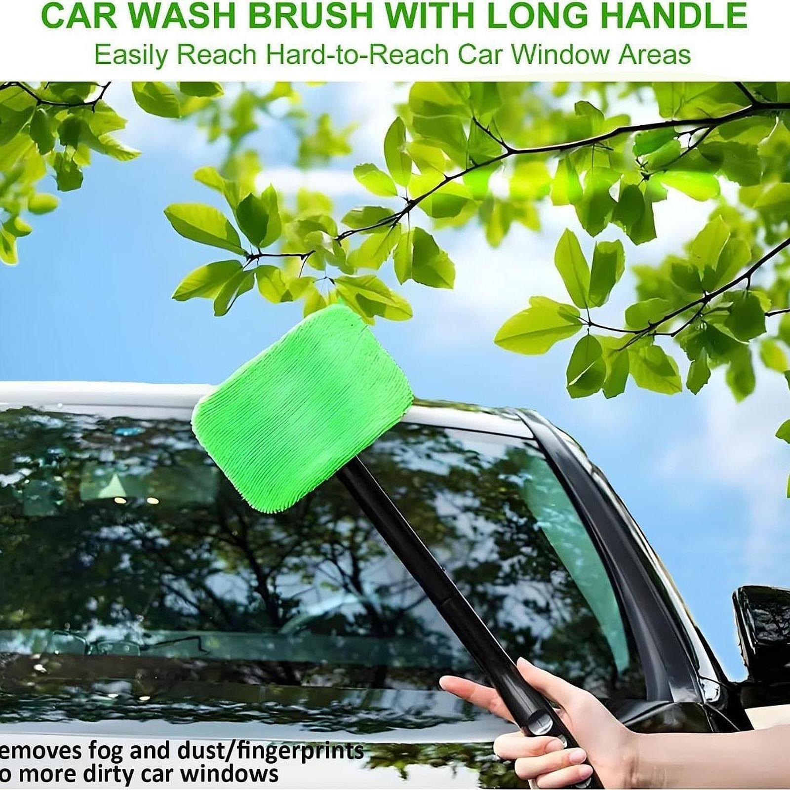 Car Windshield Cleaning Tool Reusable Easy to Use Professional Glass Cleaner Green