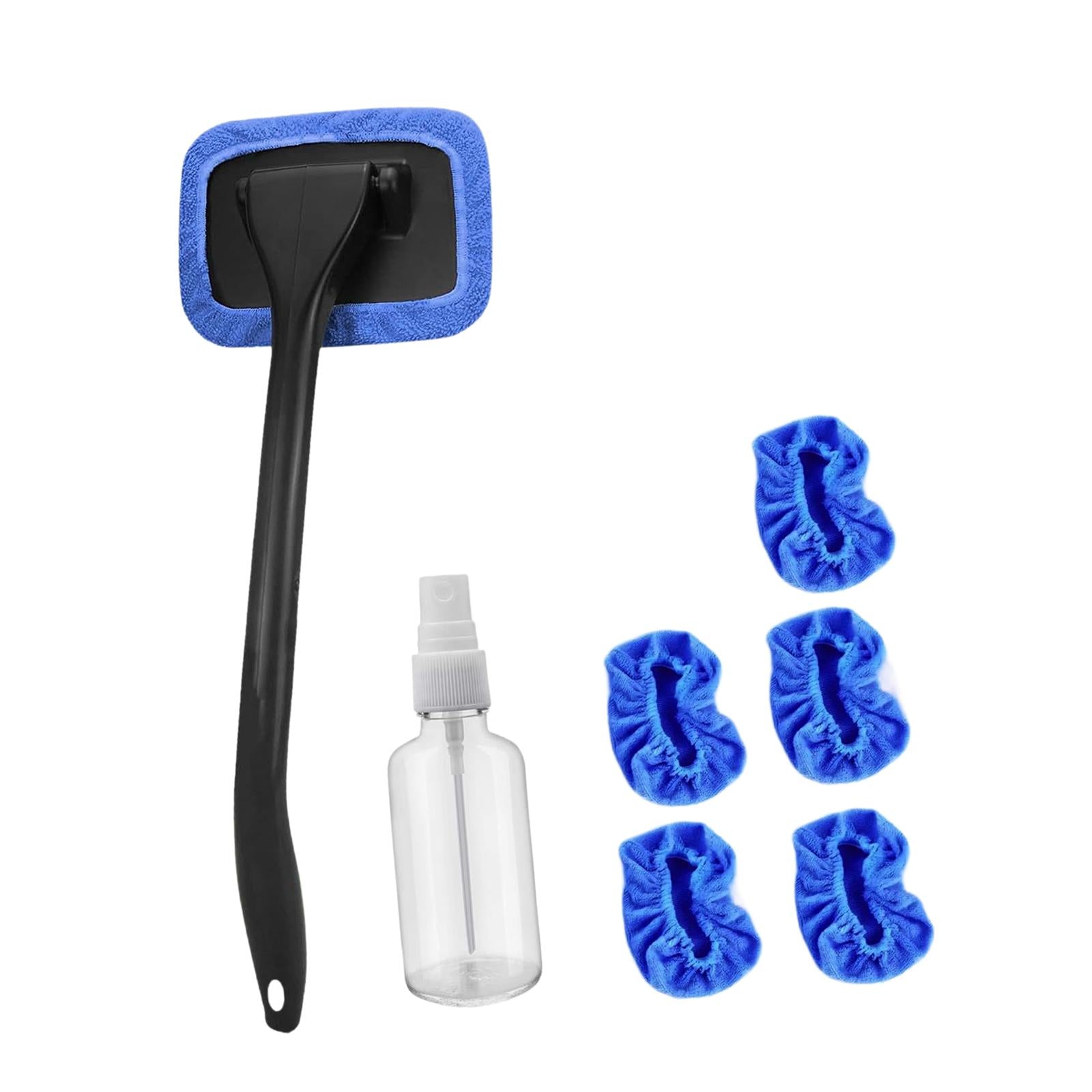 Car Windshield Cleaning Tool Reusable Easy to Use Professional Glass Cleaner Blue
