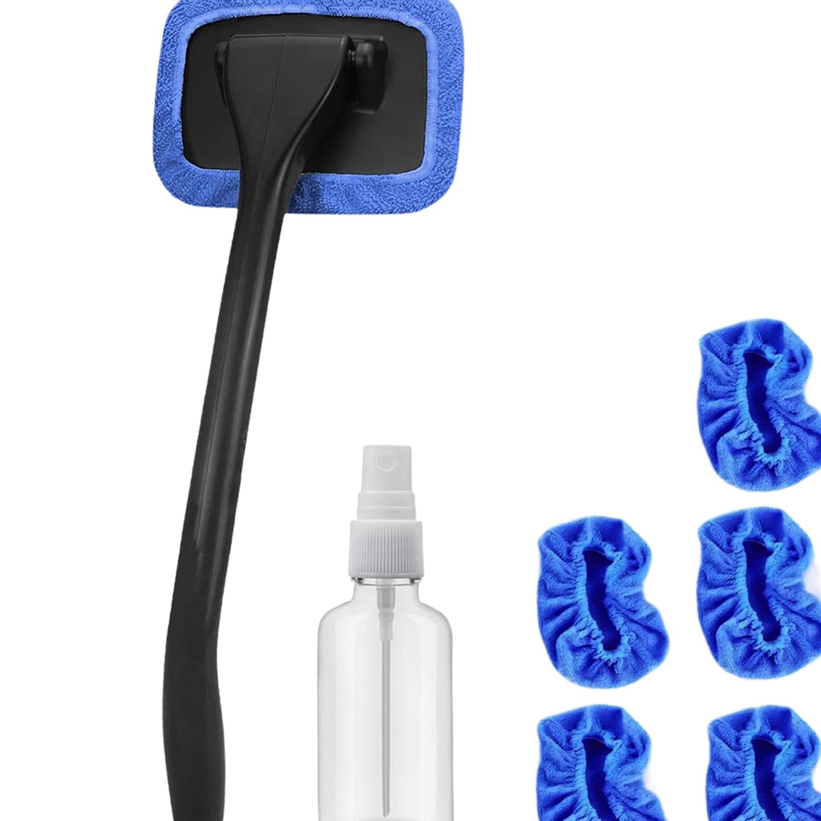 Car Windshield Cleaning Tool Reusable Easy to Use Professional Glass Cleaner Blue