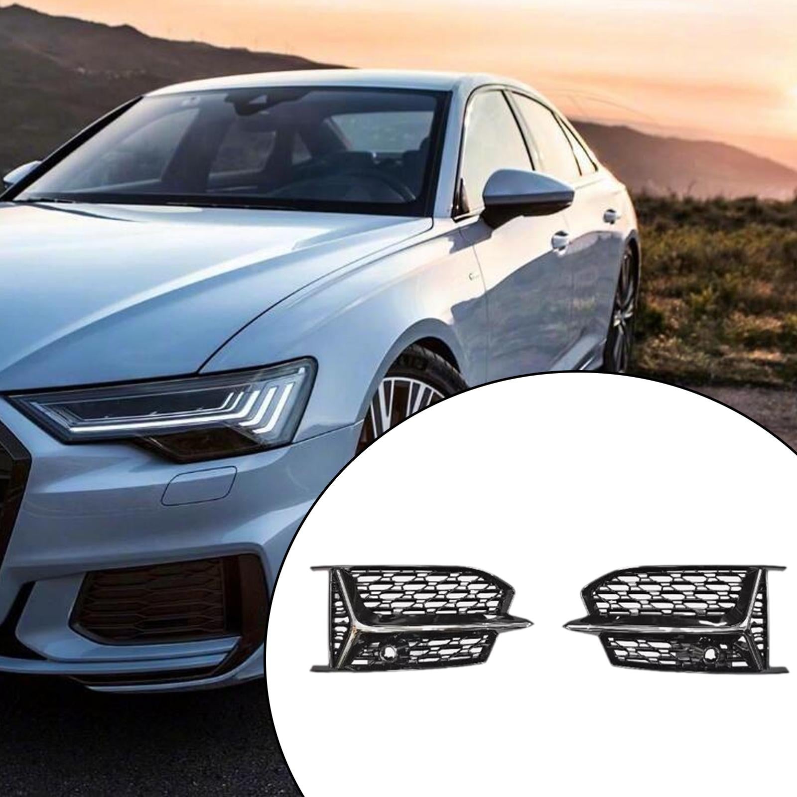 Front Fog Light Grill 4K0807647B for Audi A6 C8 Automotive Accessories