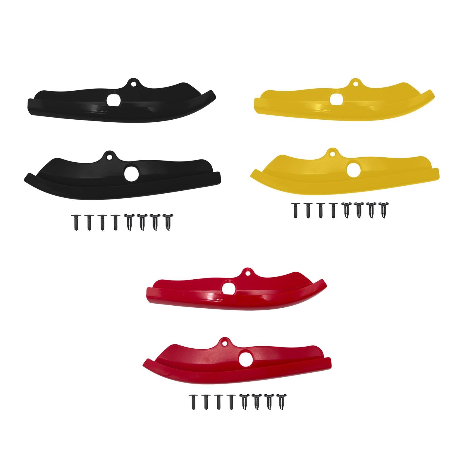 Front Bumper Lip Spoiler Accessory Corner Protector for Dodge 2015-2021 Black