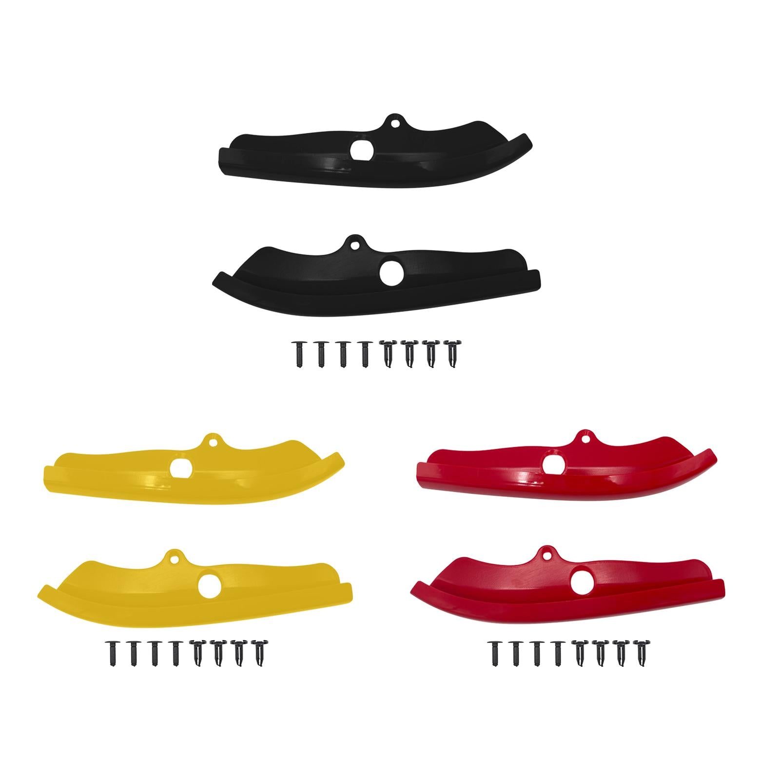 Front Bumper Lip Spoiler Accessory Corner Protector for Dodge 2015-2021 Black