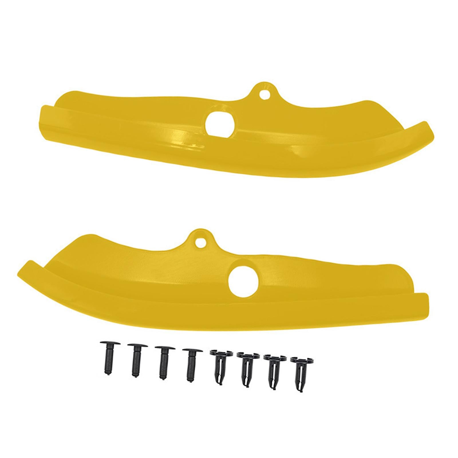 Front Bumper Lip Spoiler Accessory Corner Protector for Dodge 2015-2021 Yellow