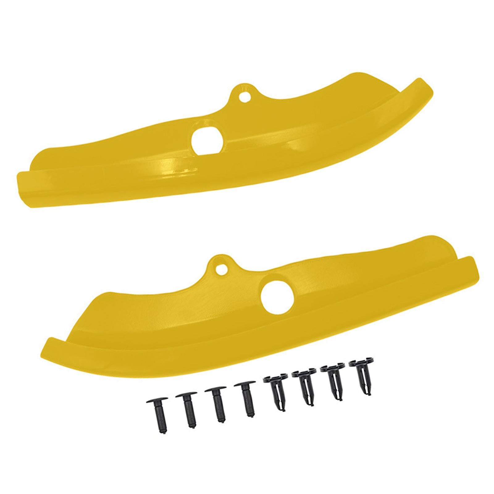 Front Bumper Lip Spoiler Accessory Corner Protector for Dodge 2015-2021 Yellow