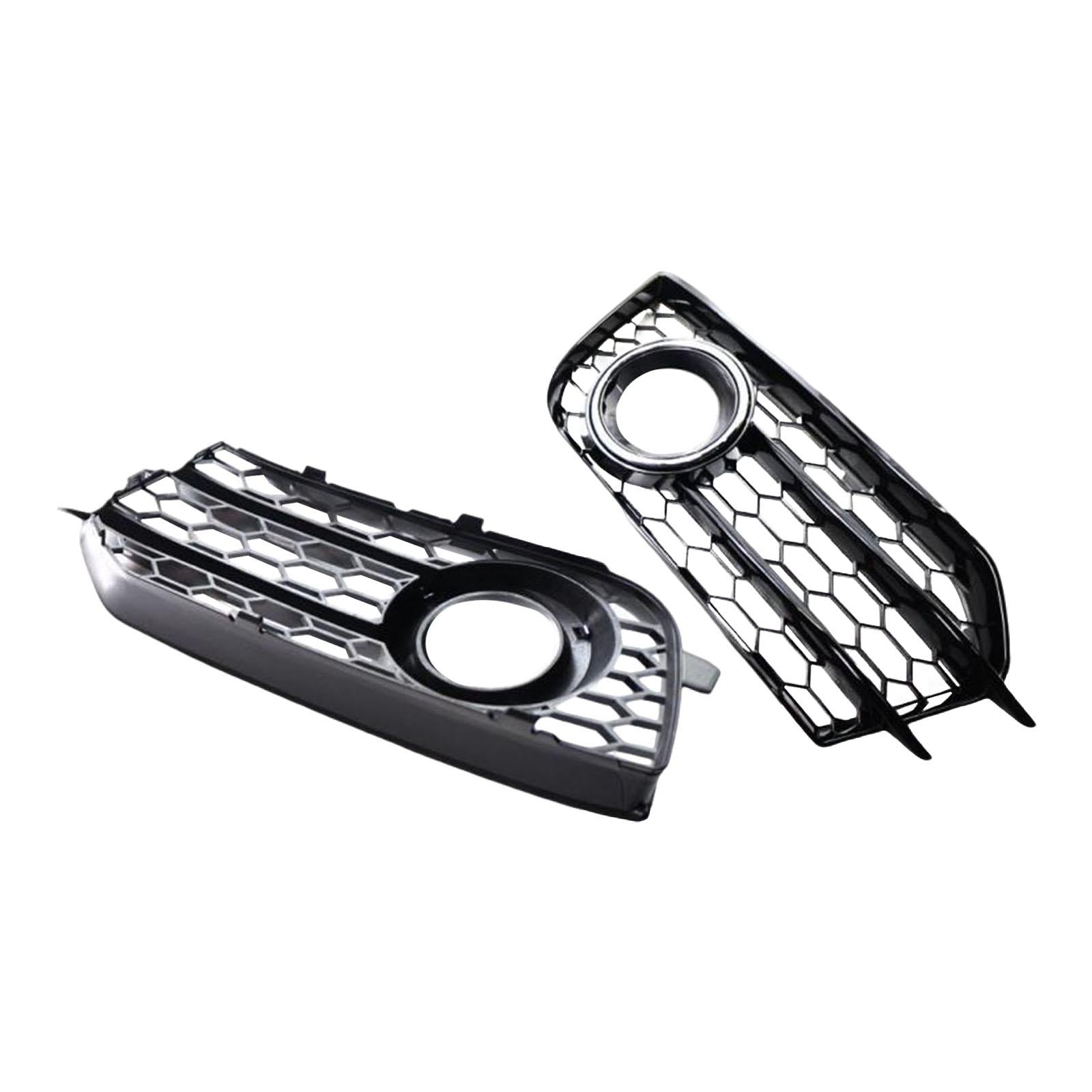 2x Front Bumper Fog Light Grille Covers 8x0807681A for Audi A1 8x 10-14