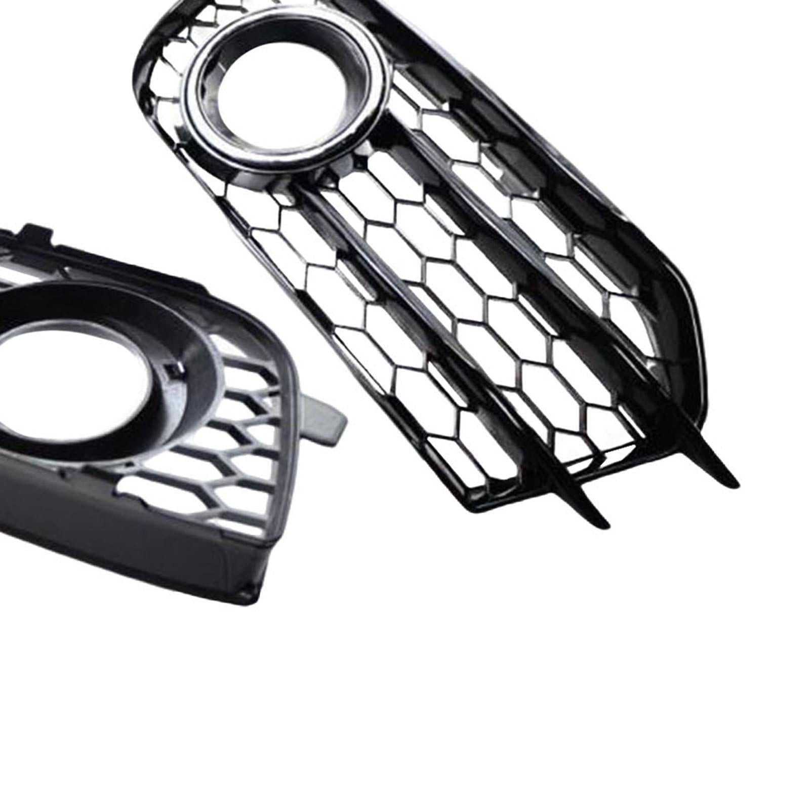 2x Front Bumper Fog Light Grille Covers 8x0807681A for Audi A1 8x 10-14