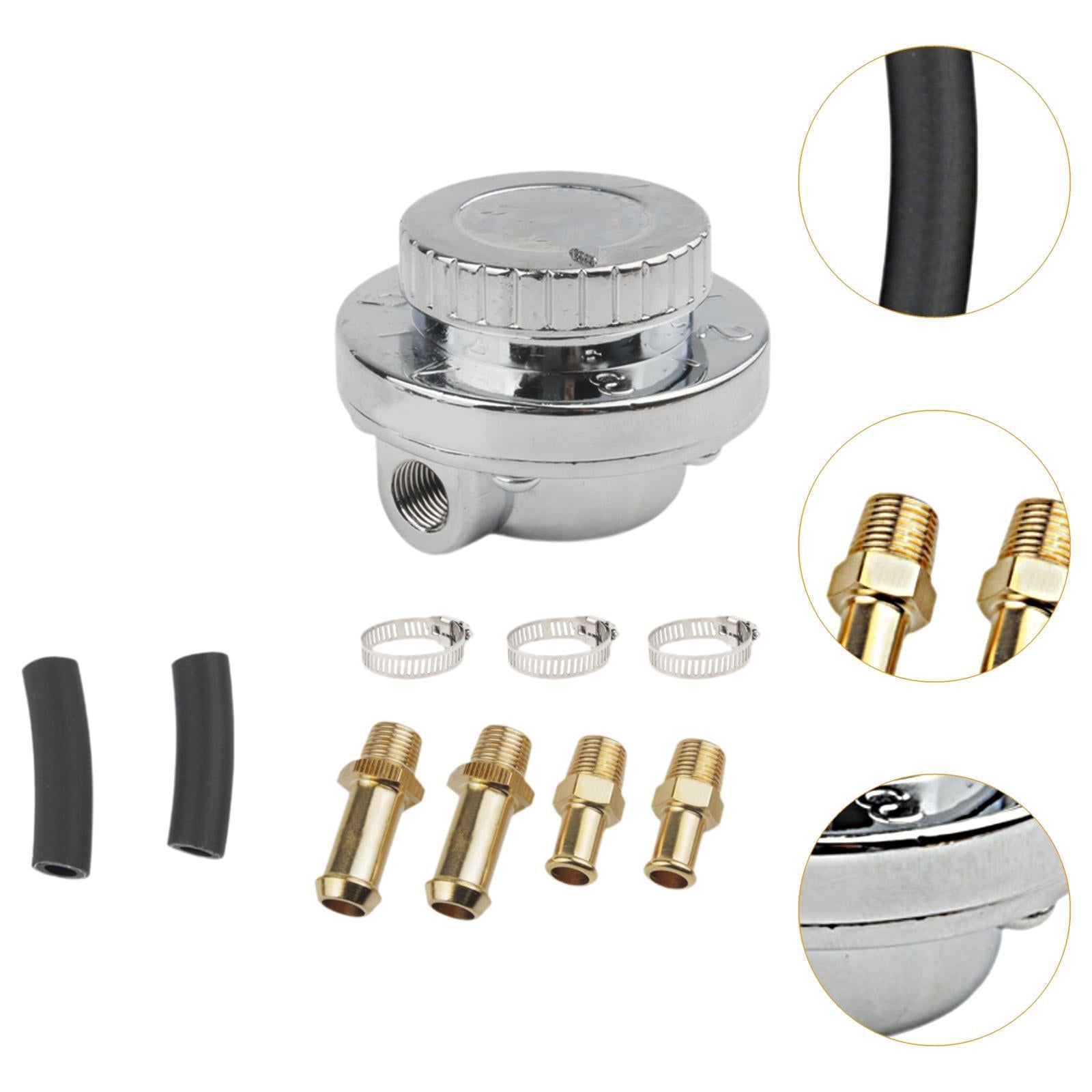 Generic Fuel Pressure Regulator Kit Spare Maintenance Replacement Adjustable