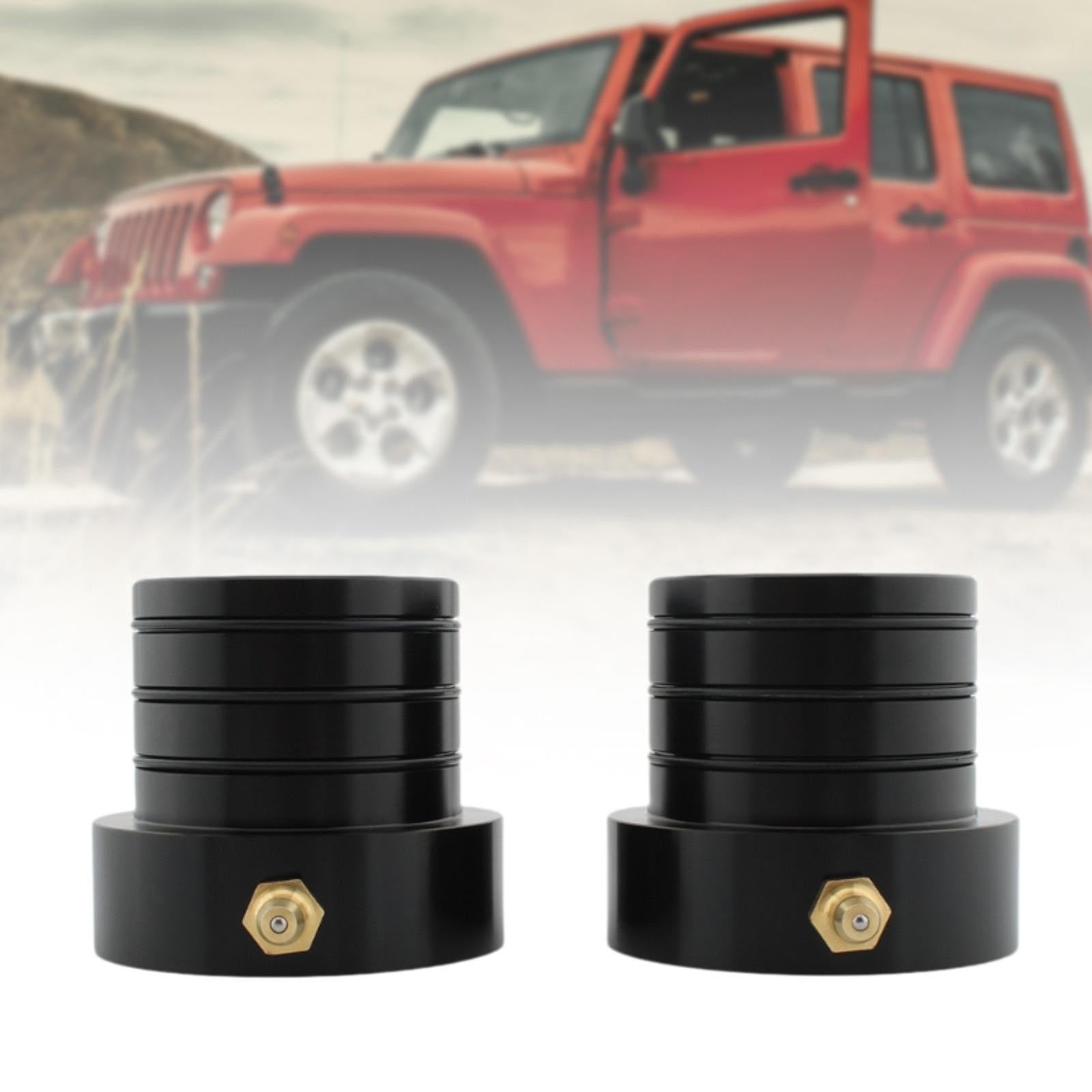 Front Axle Tube Seal Kit for Jeep Cherokee XJ 84-01 Wrangler Tjl 04-06 Black