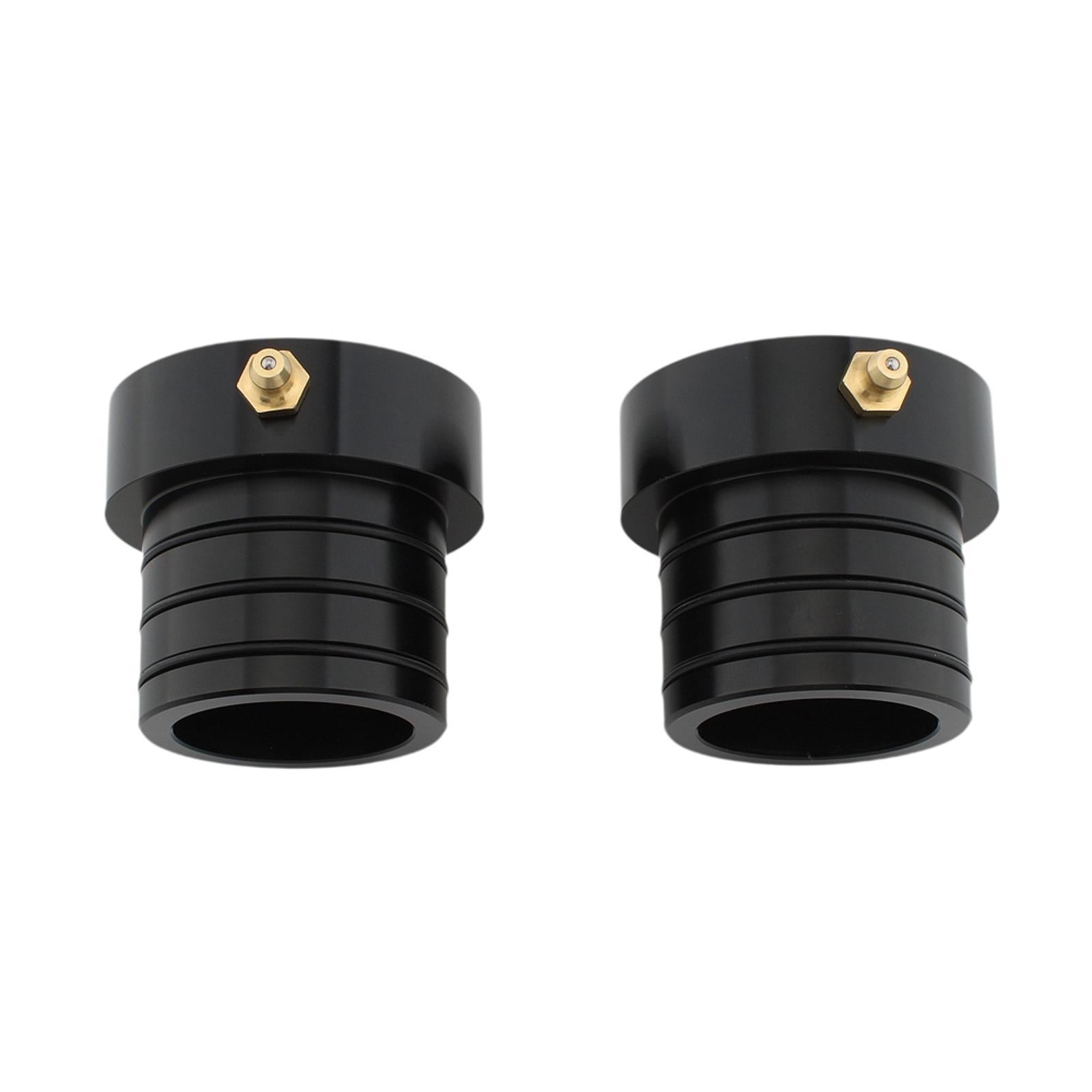 Front Axle Tube Seal Kit for Jeep Cherokee XJ 84-01 Wrangler Tjl 04-06 Black