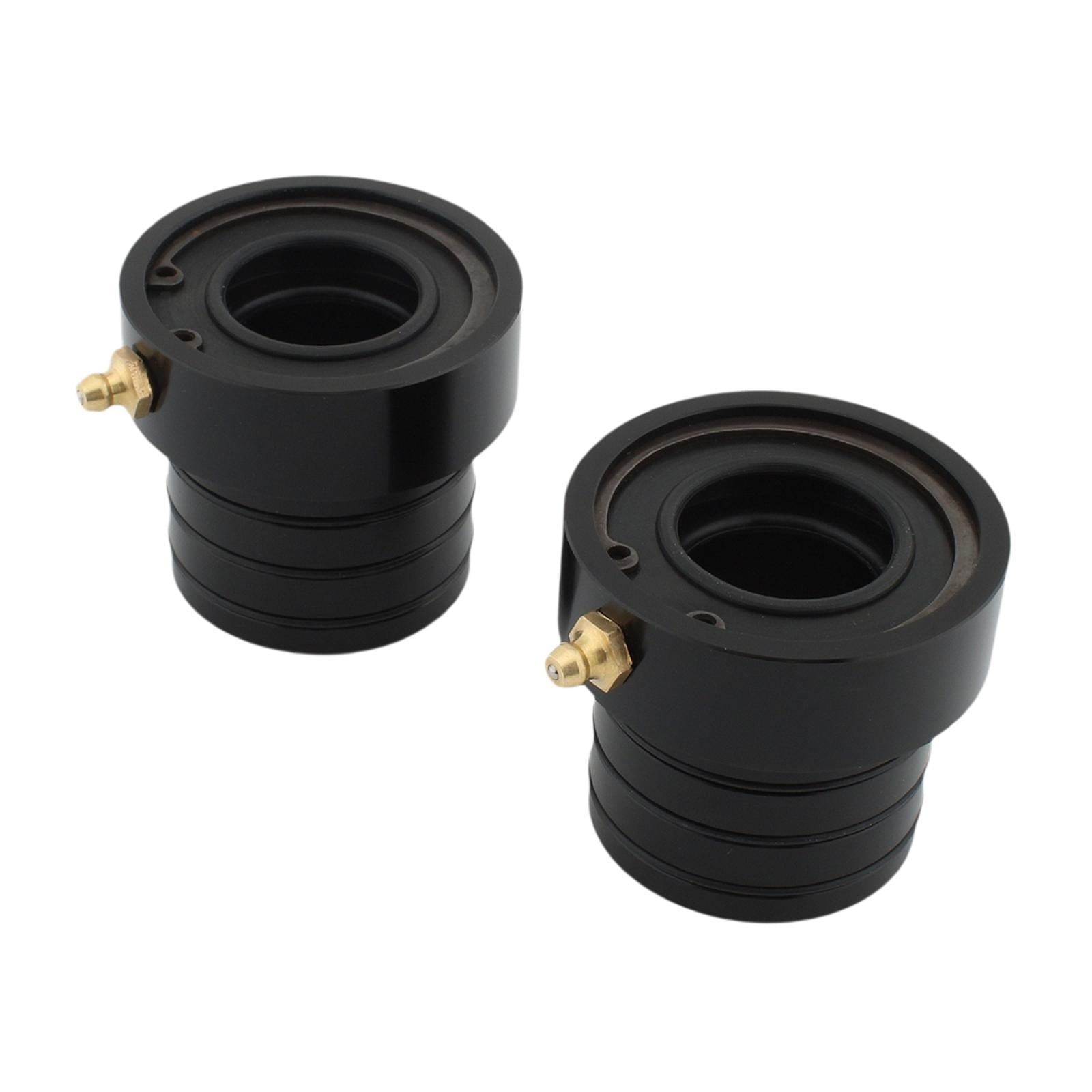 Front Axle Tube Seal Kit for Jeep Cherokee XJ 84-01 Wrangler Tjl 04-06 Black