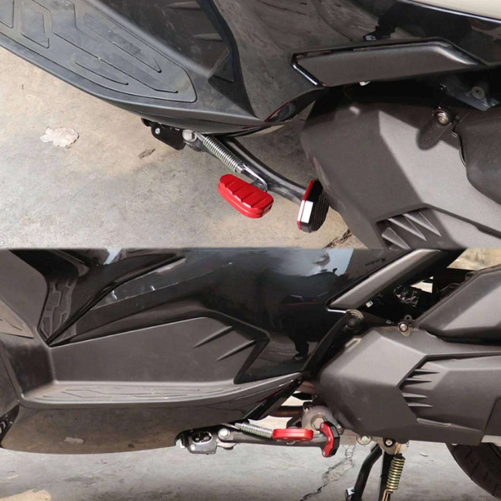 Motorcycle Side Stand Sturdy Kickstand Support Plate for 350D 368M 350M Silver