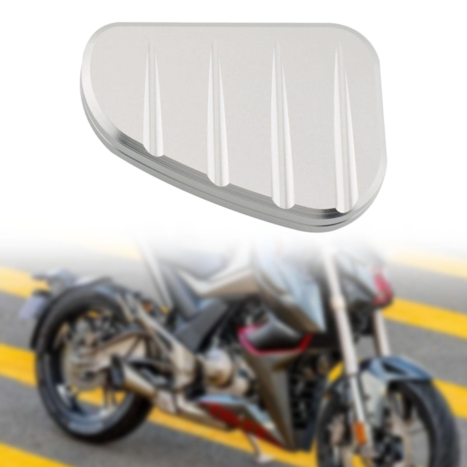 Motorcycle Side Stand Sturdy Kickstand Support Plate for 350D 368M 350M Silver
