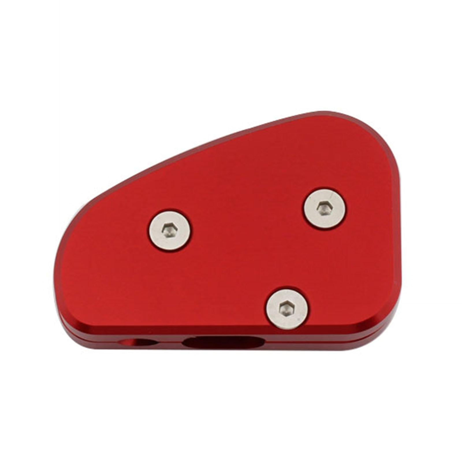 Motorcycle Side Stand Sturdy Kickstand Support Plate for 350D 368M 350M Red