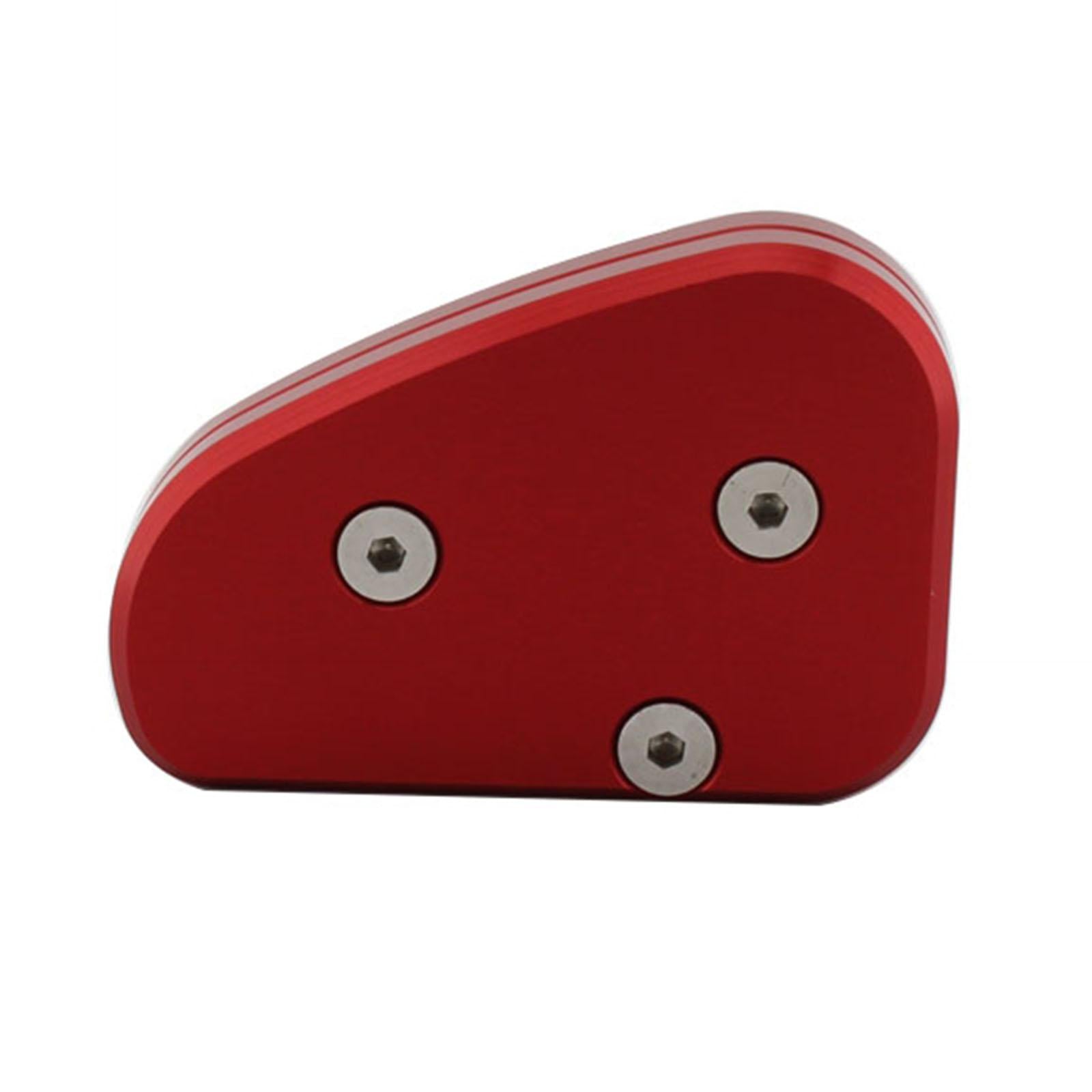 Motorcycle Side Stand Sturdy Kickstand Support Plate for 350D 368M 350M Red