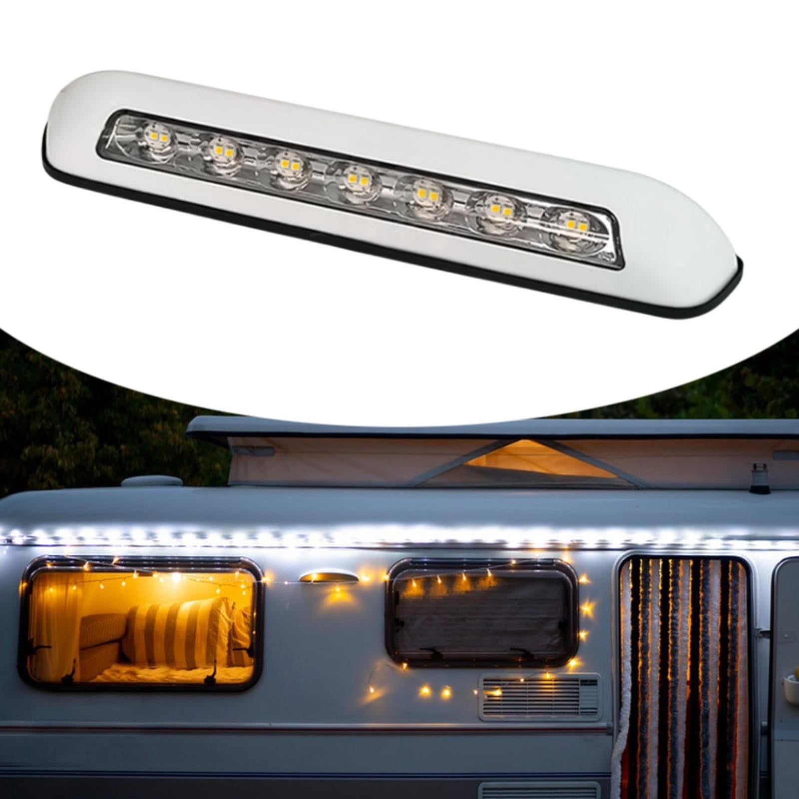 LED Light Bar Motorhome Porch Garden Camping Lorry RV Awning Lights Exterior Style F