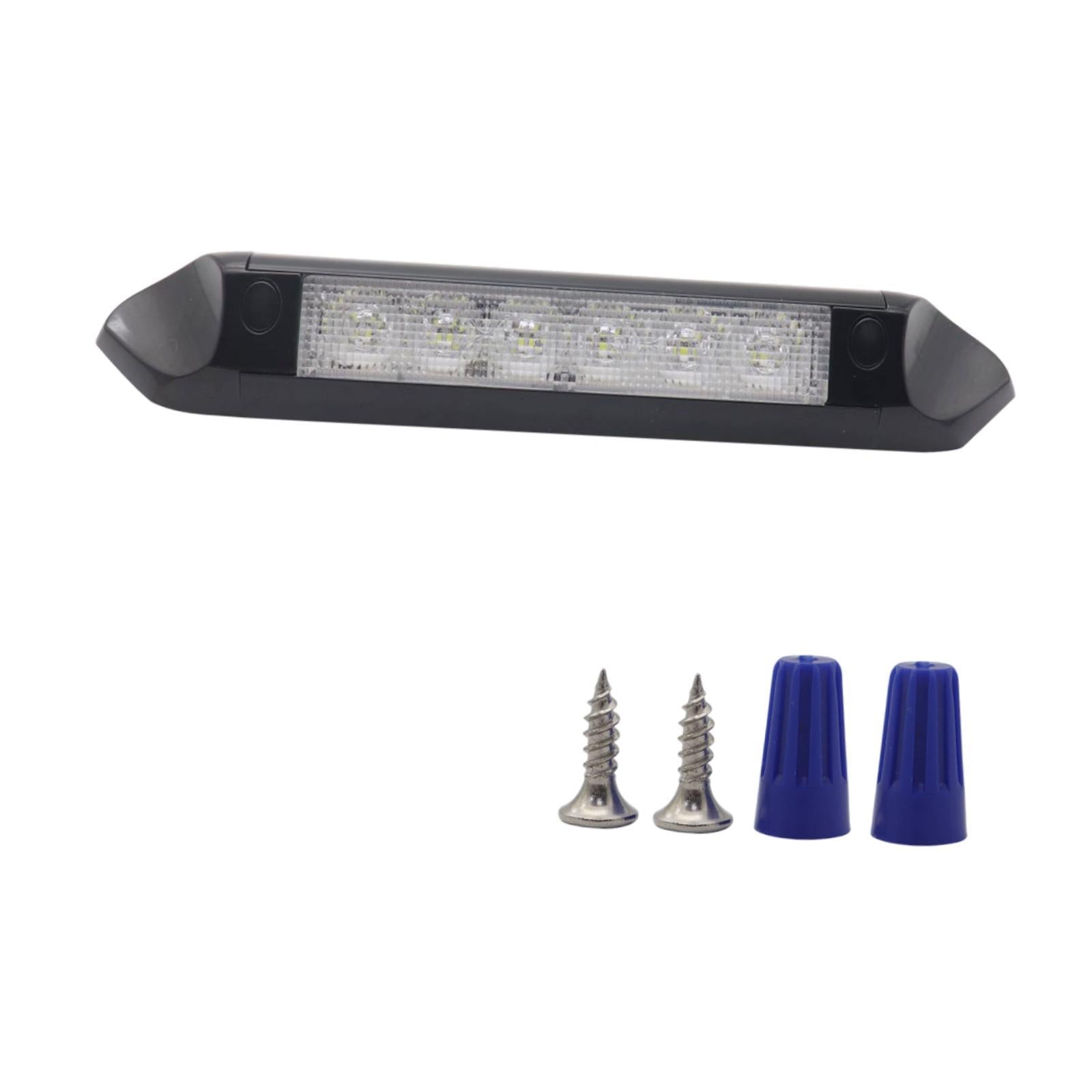 RV Exterior Light Professional High Performance 2200 Lumens Lighting Fixture Black