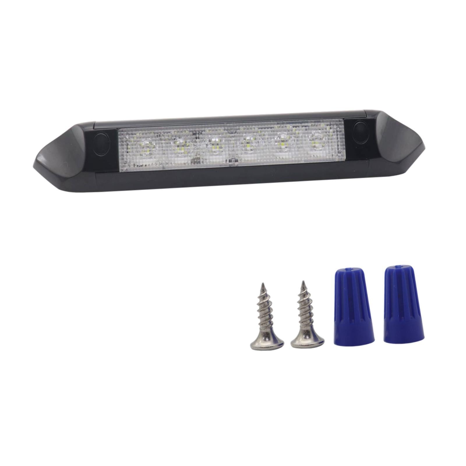 RV Exterior Light Professional High Performance 2200 Lumens Lighting Fixture Black
