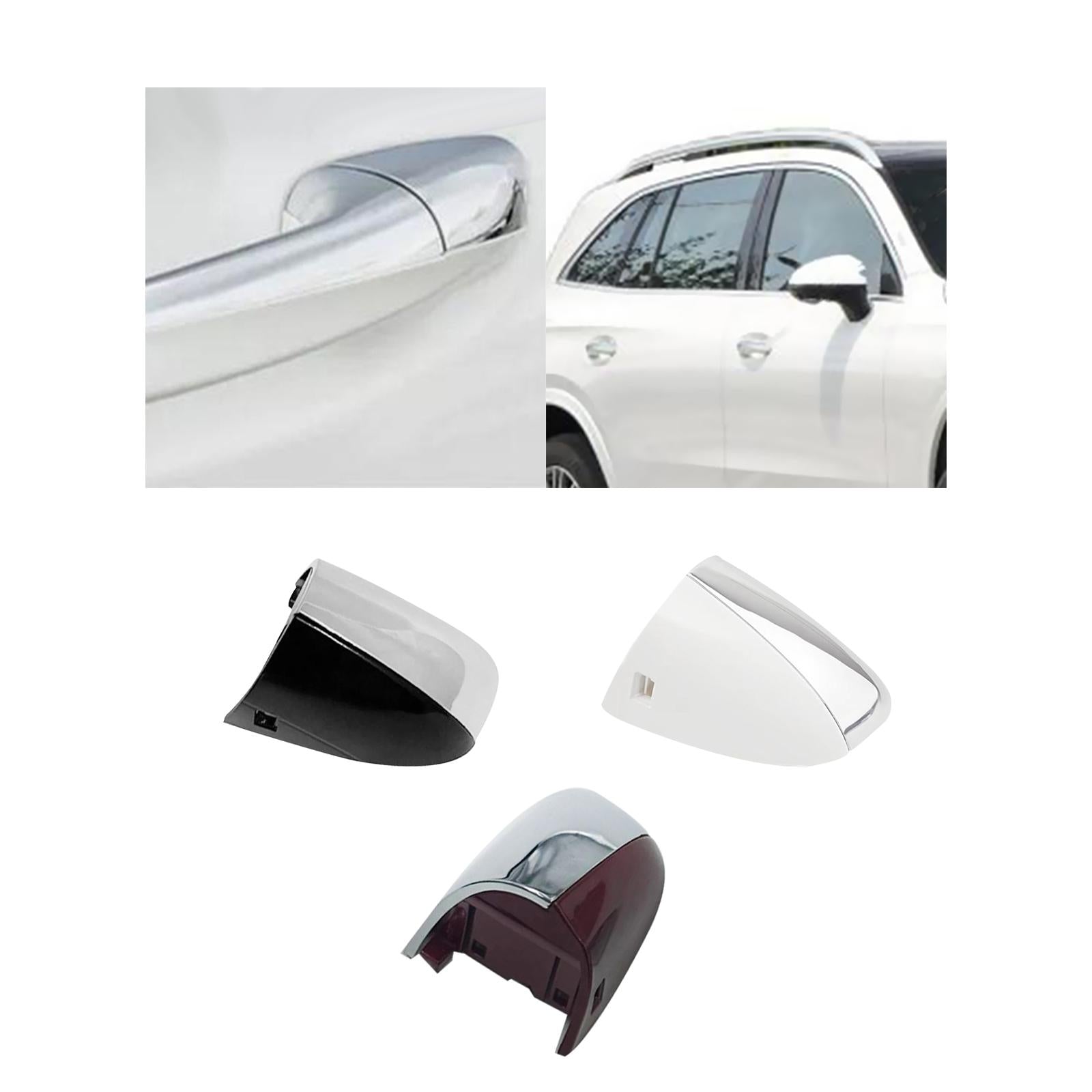 Exterior Door Handle Cover for Mercedes-benz C-class Sedan W205 Premium Black