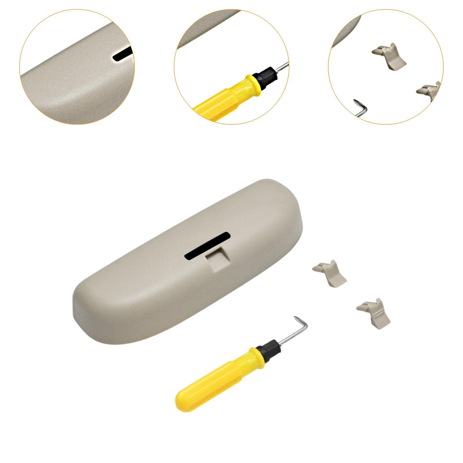 Car Sunglasses Holder Eyewear Protective Sunglasses Case for Audi A3 8V Beige