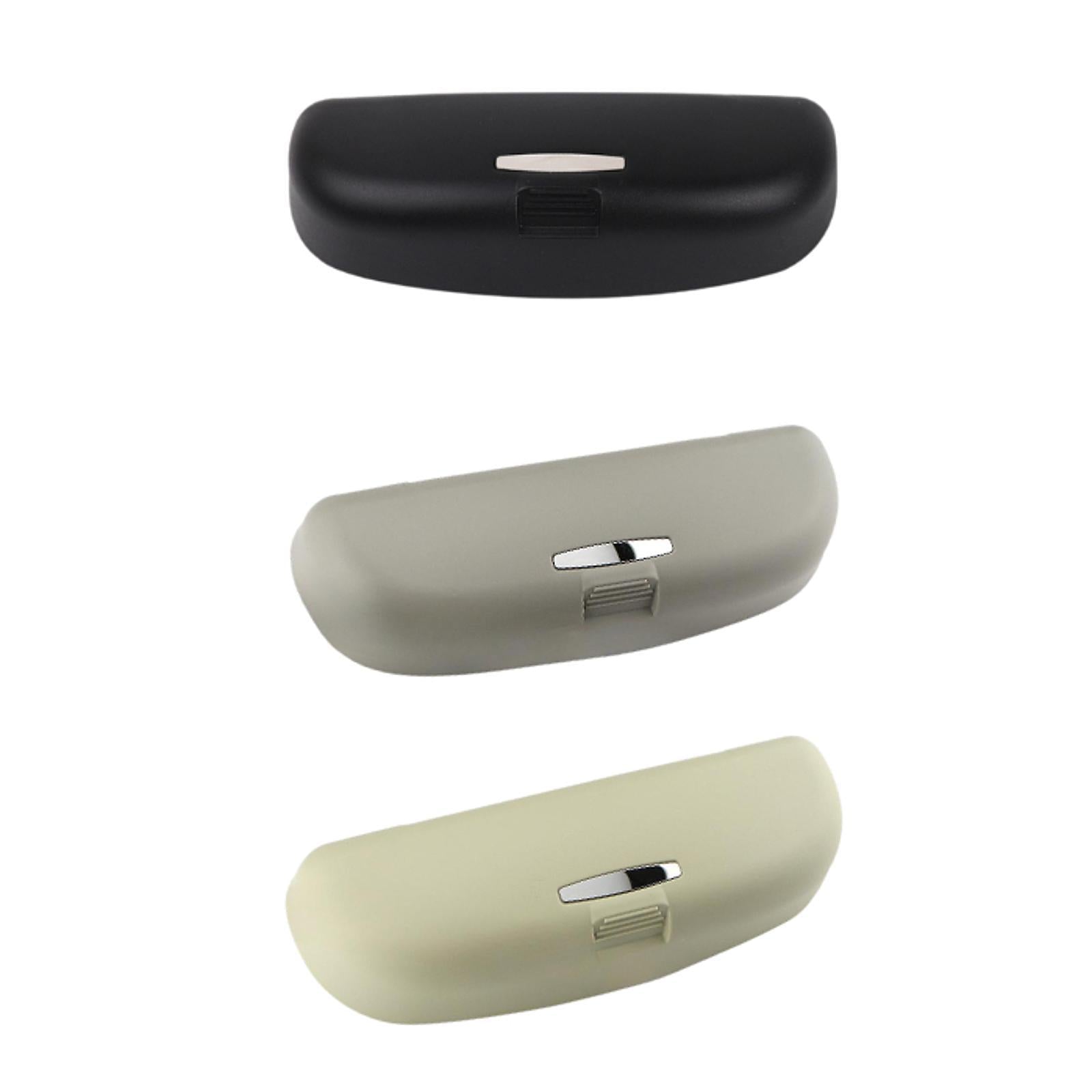 Car Glasses Case Premium Replacing Easy to Install Storage Box for Audi Black