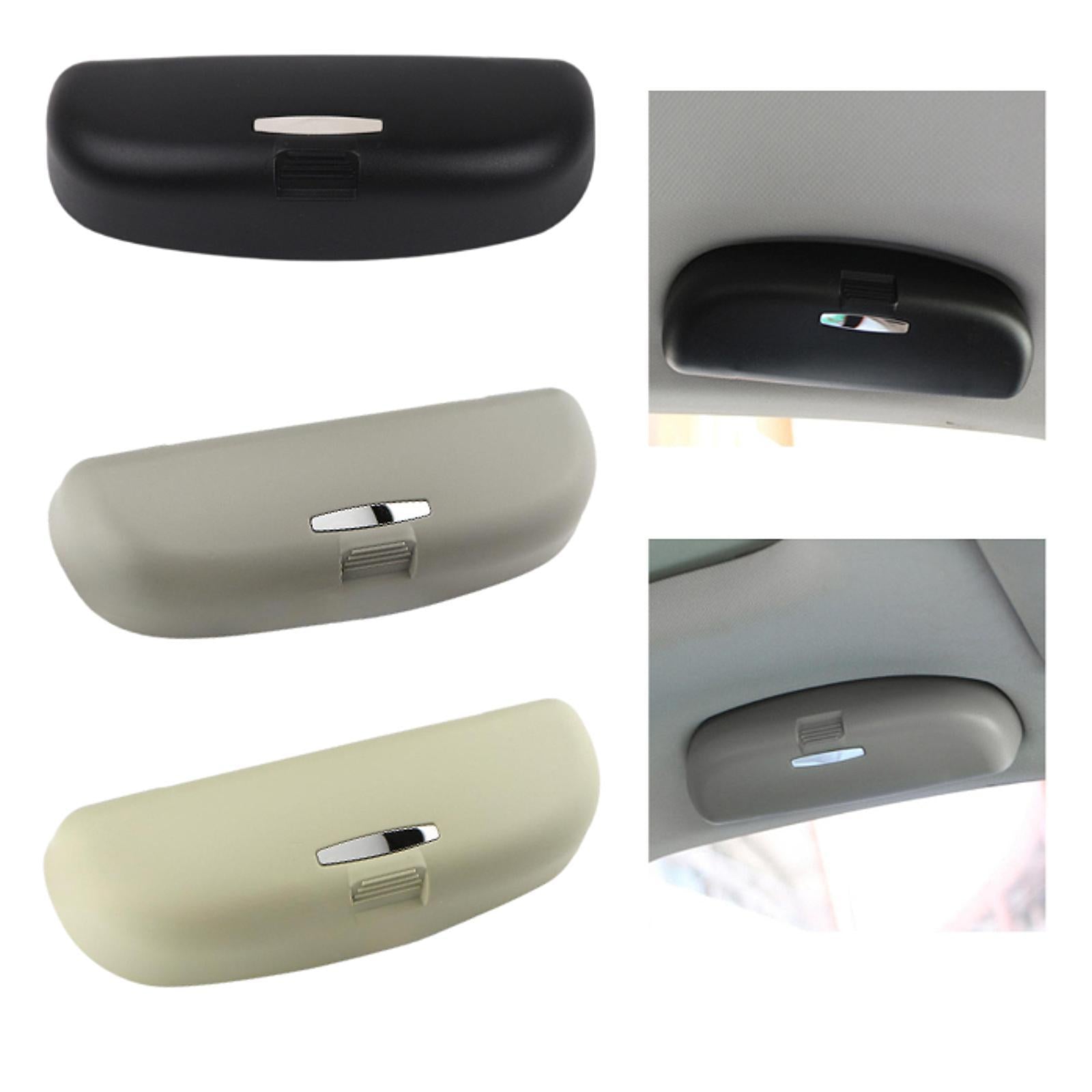 Car Glasses Case Premium Replacing Easy to Install Storage Box for Audi Black