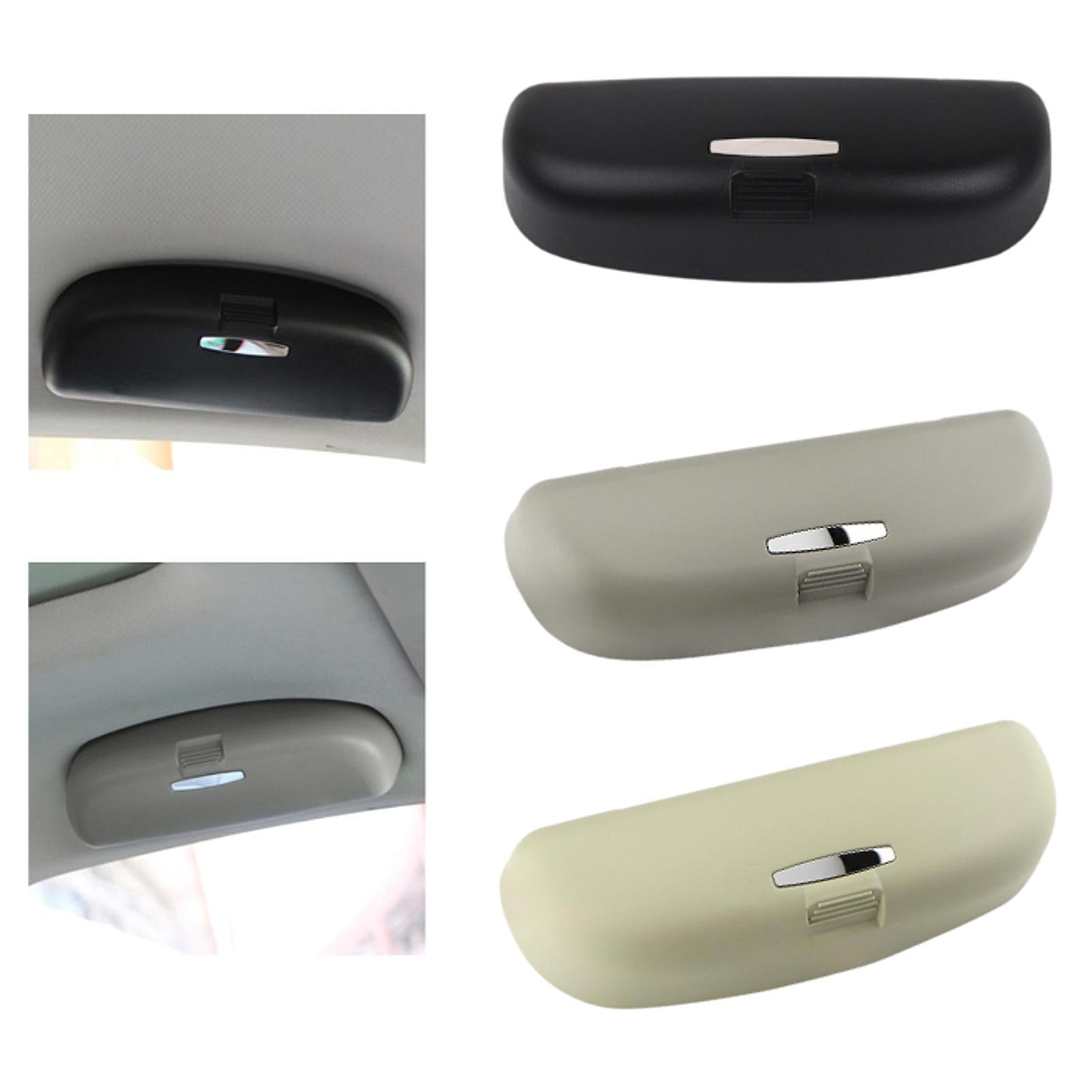 Car Glasses Case Premium Replacing Easy to Install Storage Box for Audi Black