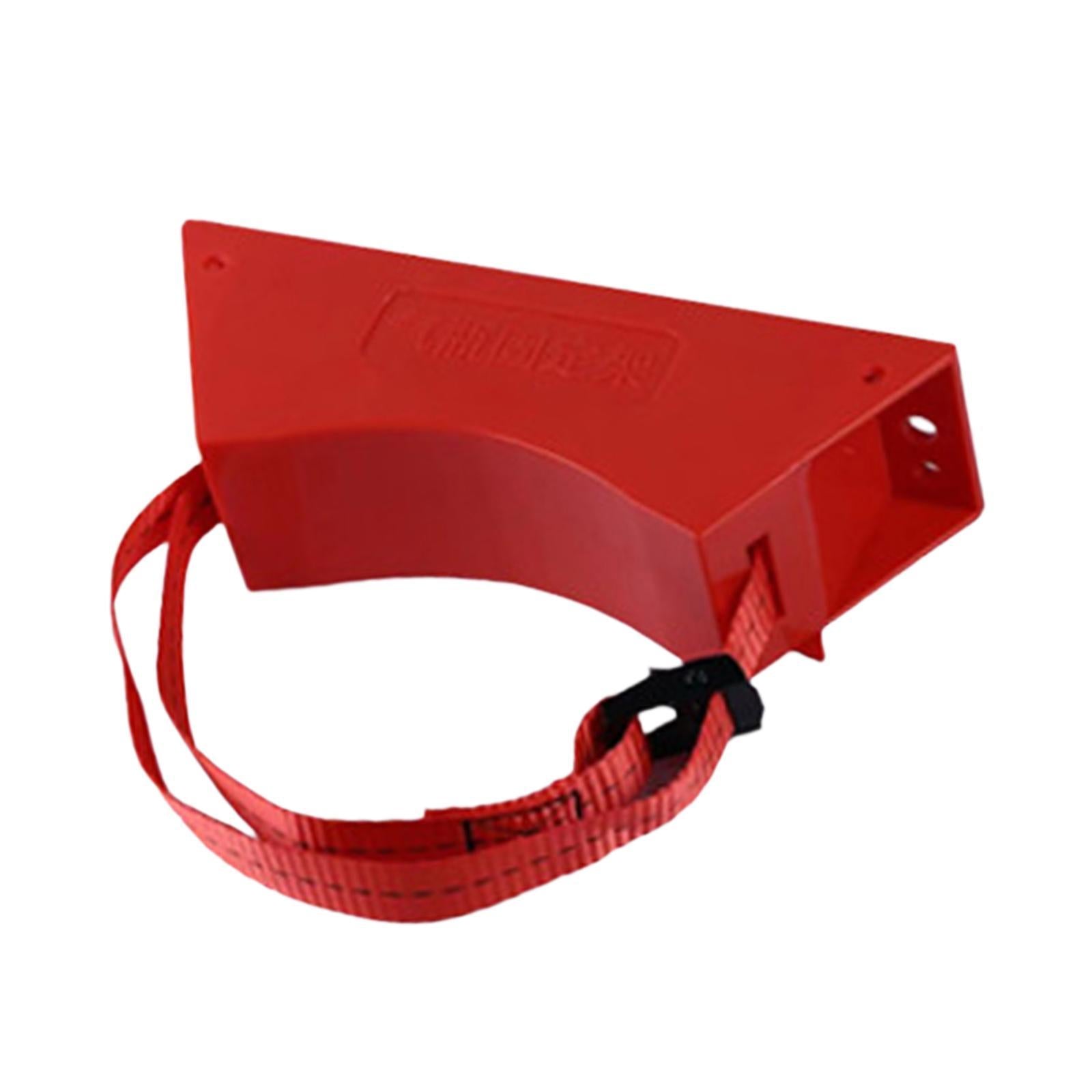 Gas Cylinder Bracket with Strong Strap Replace Accessory Portable Wall Mount Red