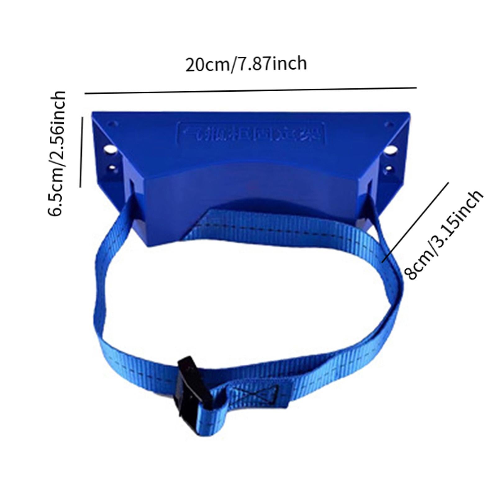 Gas Cylinder Bracket with Strong Strap Replace Accessory Portable Wall Mount Blue