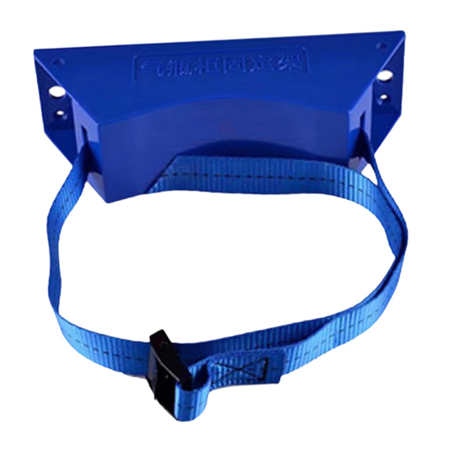 Gas Cylinder Bracket with Strong Strap Replace Accessory Portable Wall Mount Blue