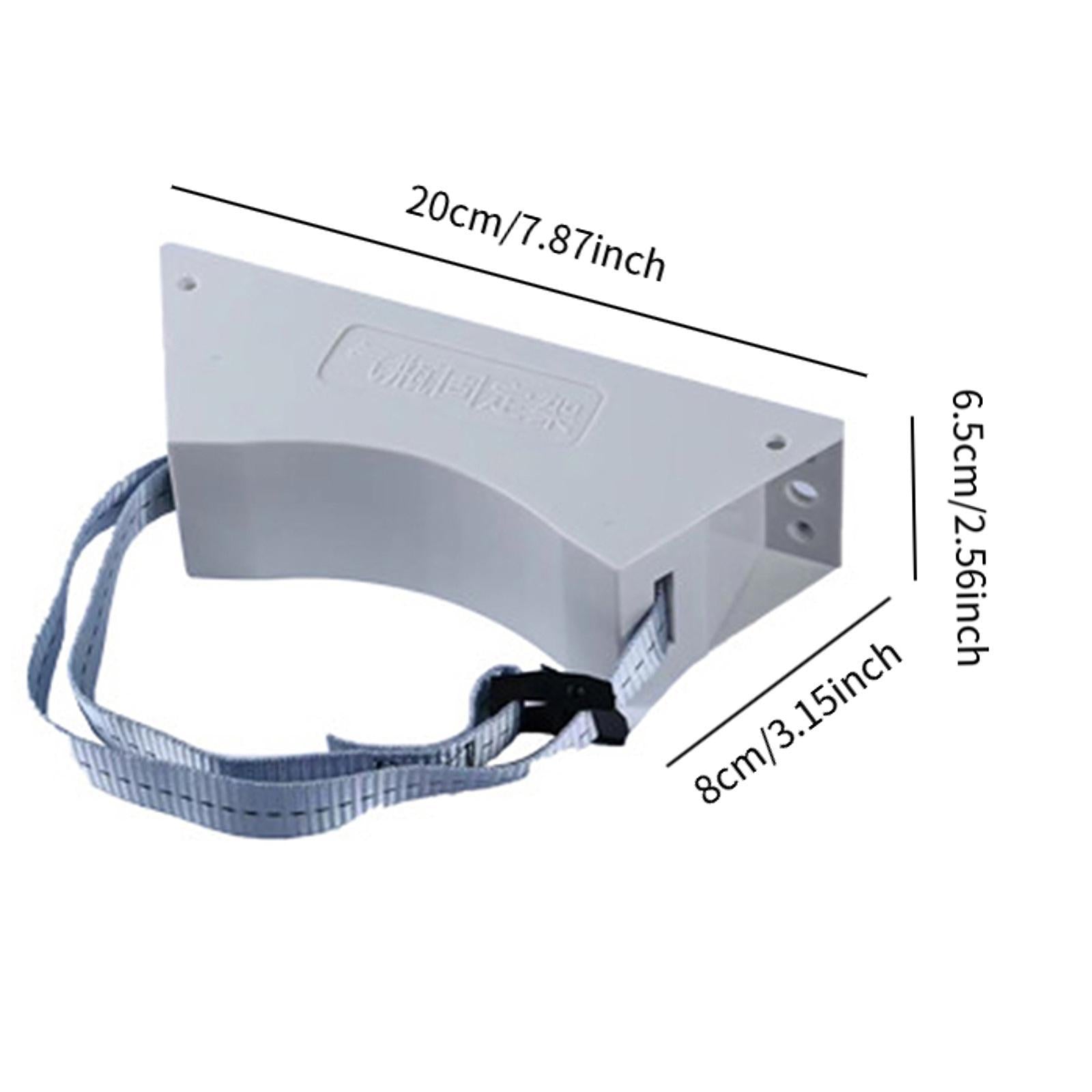 Gas Cylinder Bracket with Strong Strap Replace Accessory Portable Wall Mount Gray