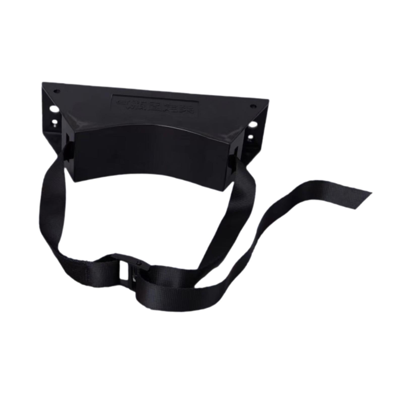 Gas Cylinder Bracket with Strong Strap Replace Accessory Portable Wall Mount Black