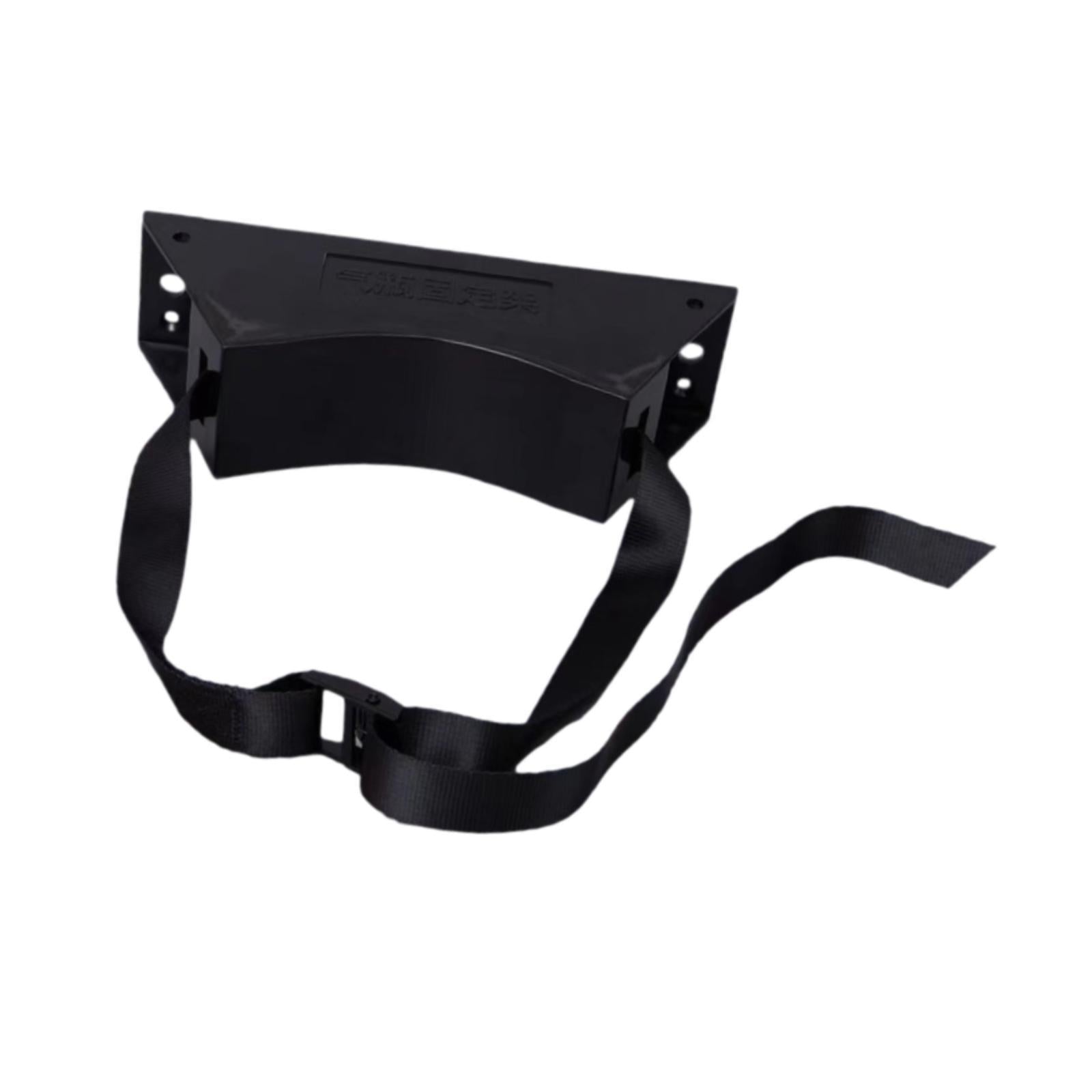 Gas Cylinder Bracket with Strong Strap Replace Accessory Portable Wall Mount Black
