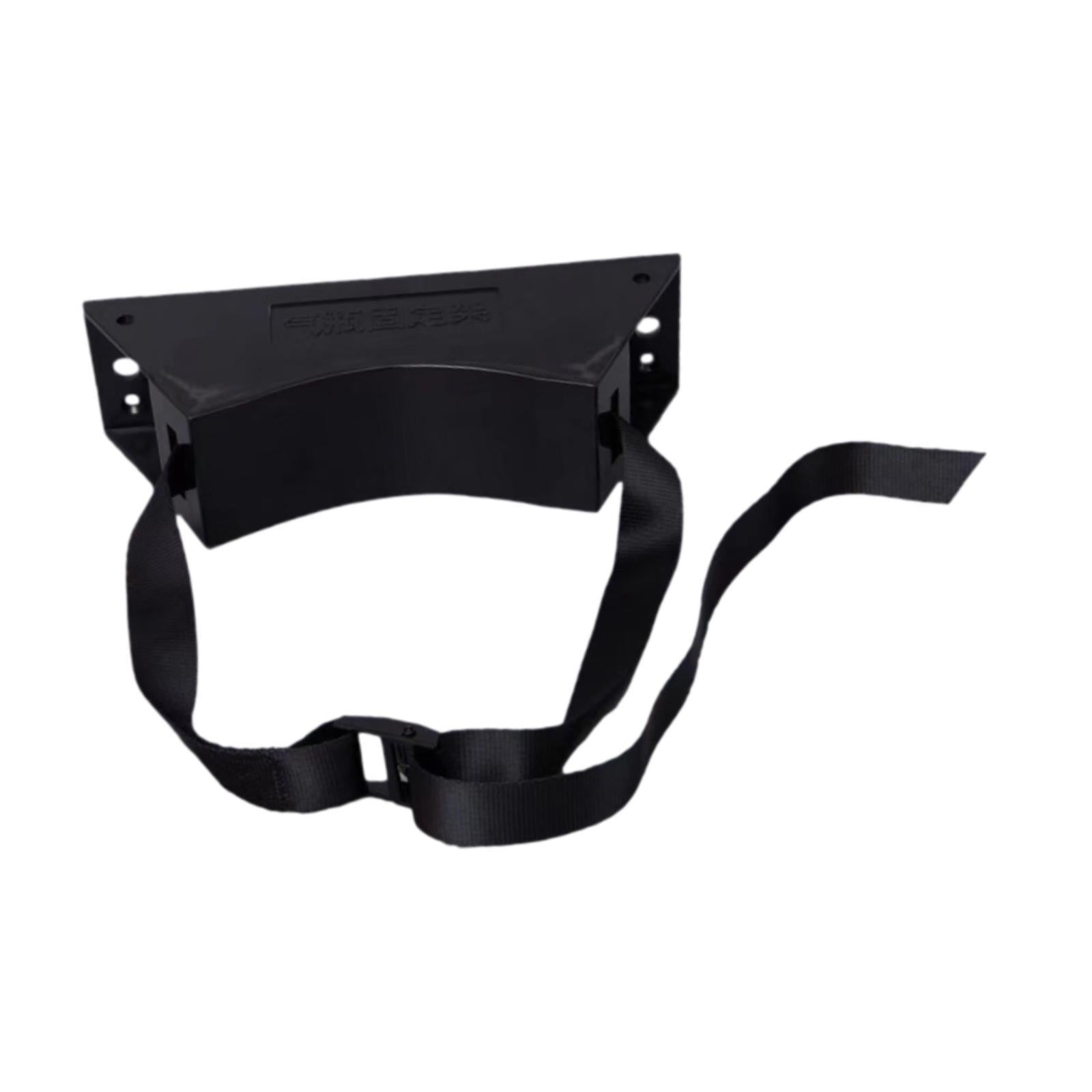 Gas Cylinder Bracket with Strong Strap Replace Accessory Portable Wall Mount Black