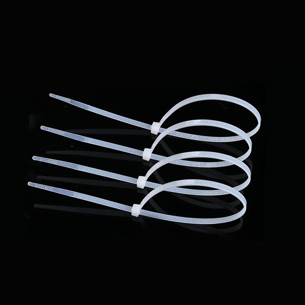 100x Self-locking Electric Nylon Cable Wire Cord Zip Tie 4 Sizes White-300mm