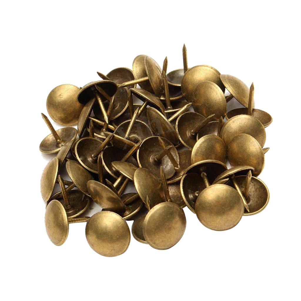 400 x Antique Copper Tacks Nails Furniture Decor Bronze Stud Pins 10x10mm