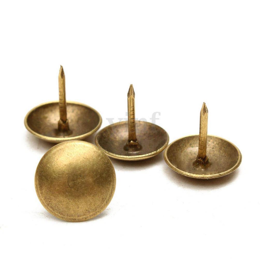 400 x Antique Copper Tacks Nails Furniture Decor Bronze Stud Pins 10x10mm