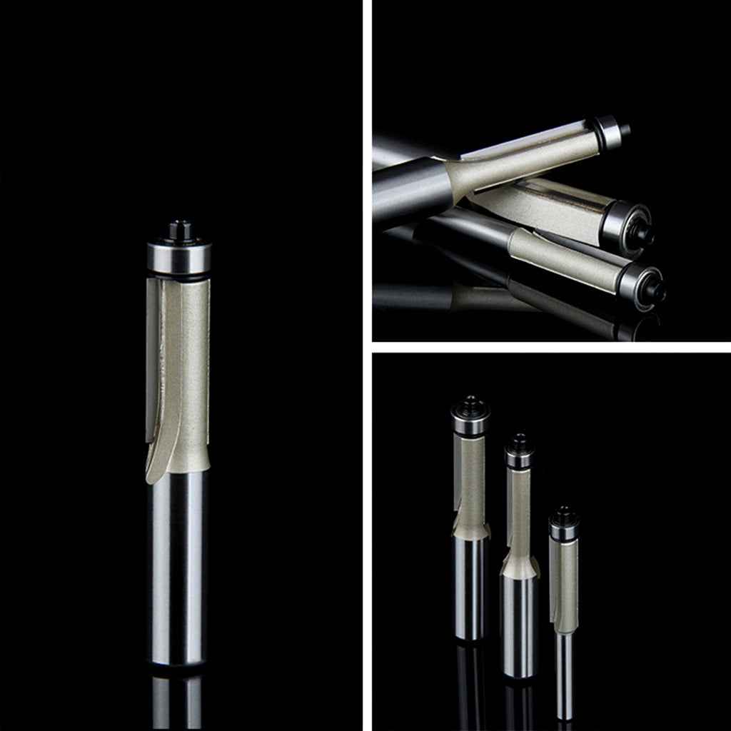 1Piece 1/4" x 1/4" Twin Flute Worktop Router Cutter Bit Straight Shank Trims
