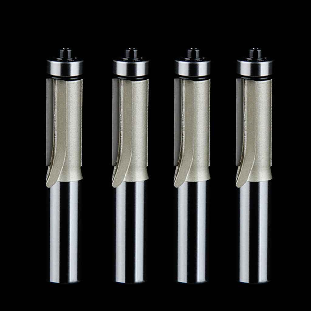 1Piece 1/4" x 1/4" Twin Flute Worktop Router Cutter Bit Straight Shank Trims