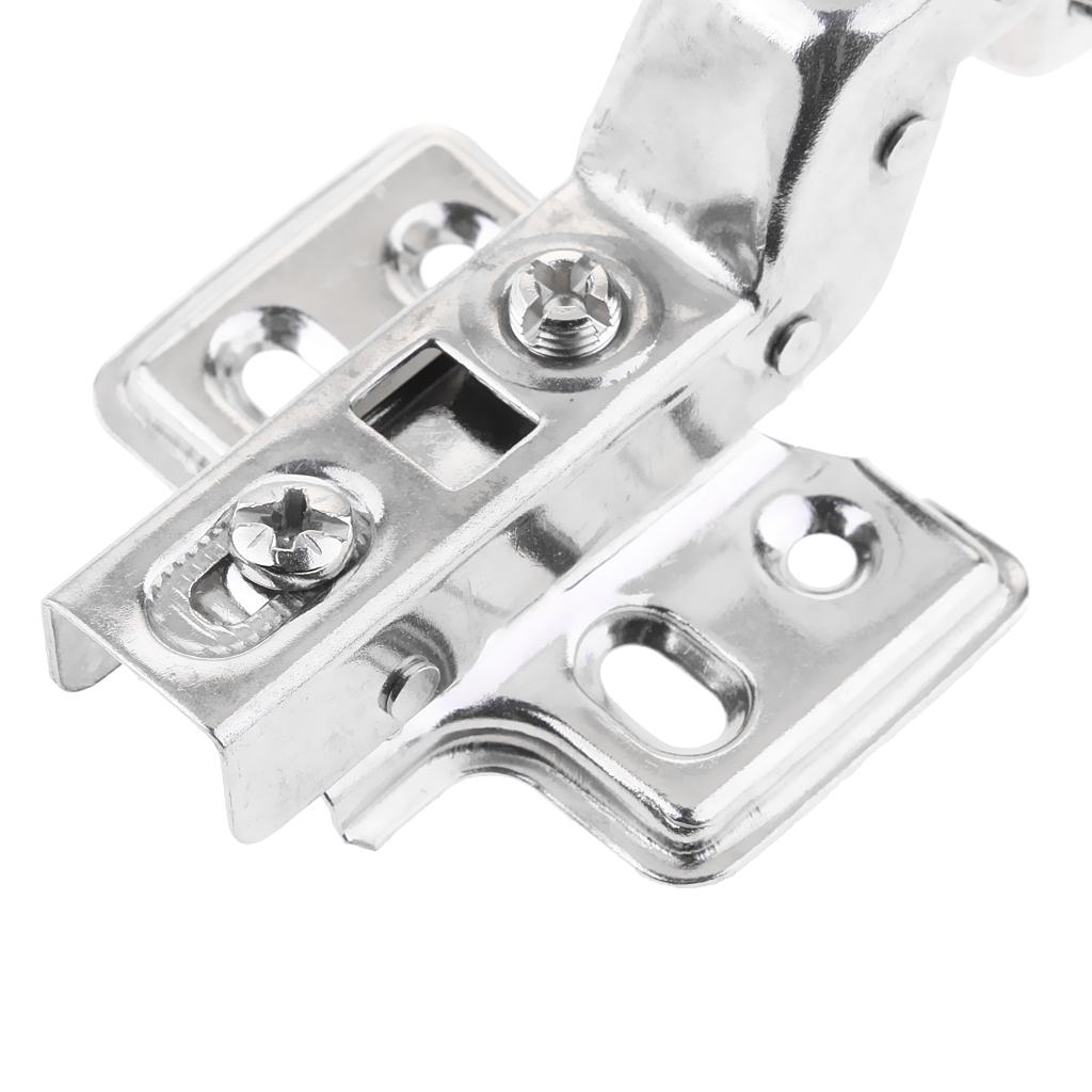 10 piece Wardrobe Hinges LED Sensor Light System+Damper Cabinet Door Hinge L