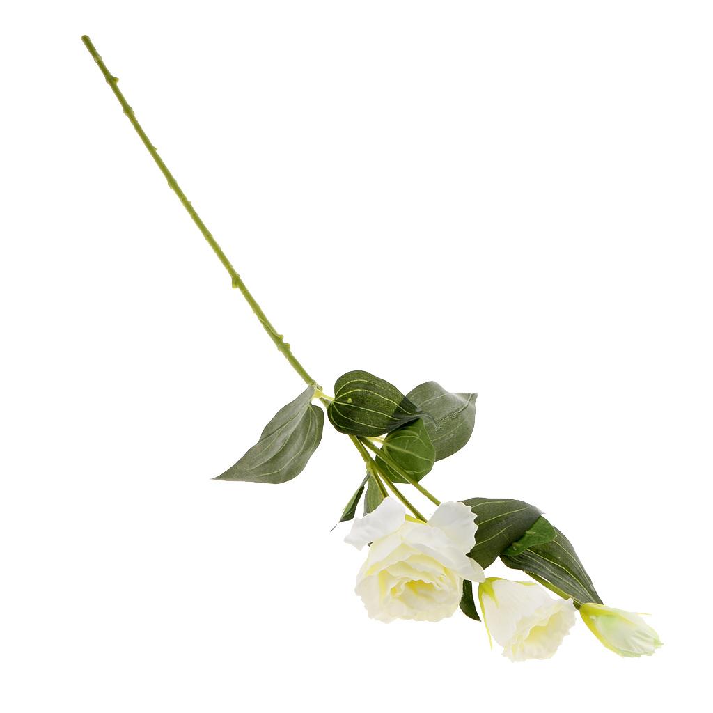 6 Pieces Wedding Decoration Flowers Artificial Campanulaceae White