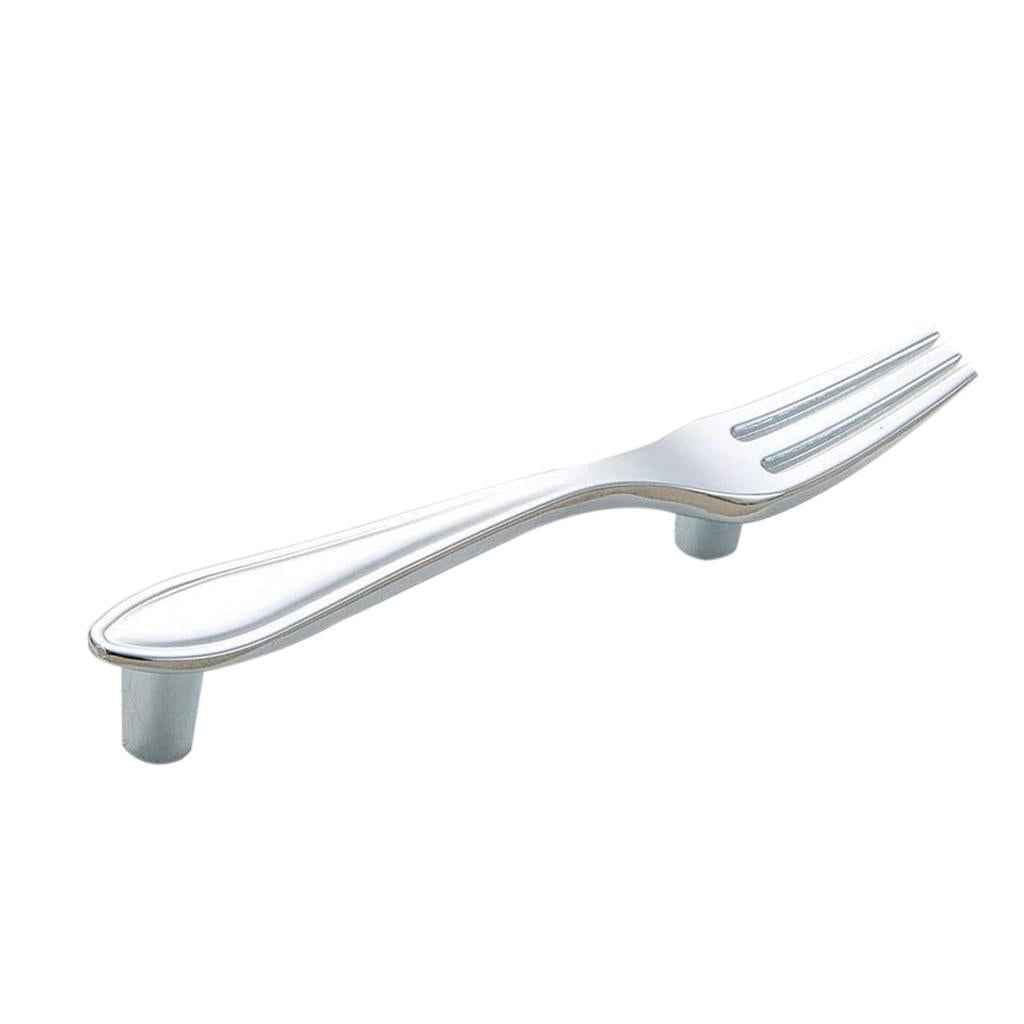 Creative Fork Pull Handle Kitchen Cabinet Cupboard Door Knob 120mm Chrome