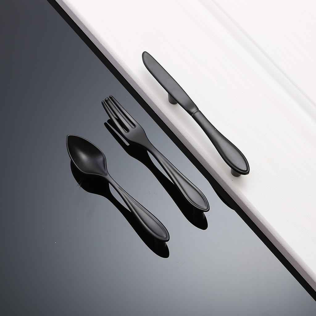 Creative Fork Pull Handle Kitchen Cabinet Cupboard Door Knob 120mm Chrome