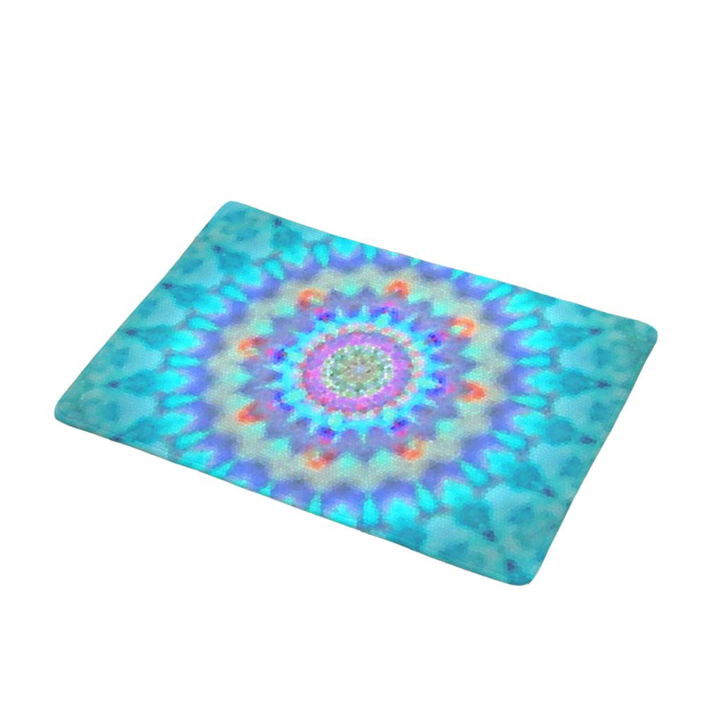 2Pcs Indoor Door Mat Non Slip Boho Rug Latex Backing Shoe Scraper 40x60cm 10