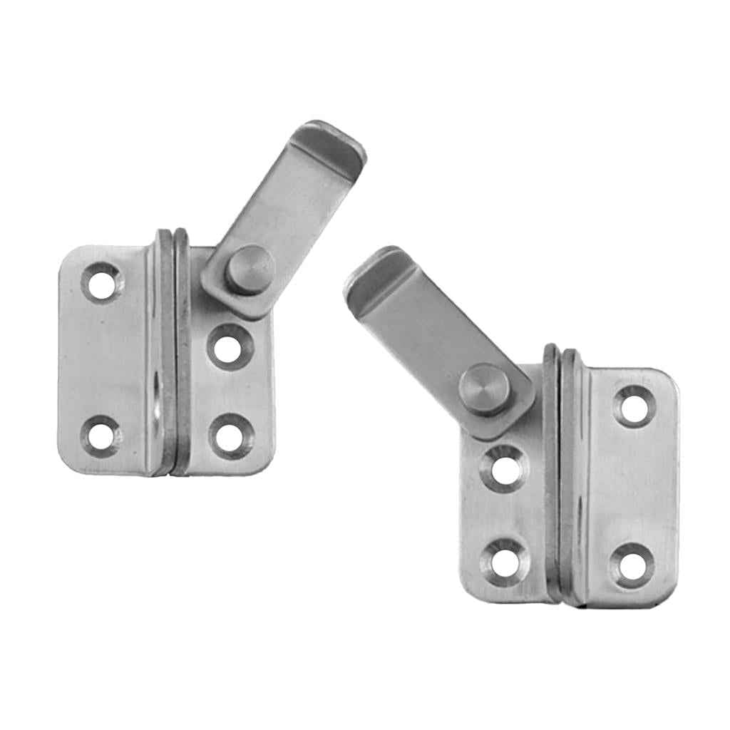 Stainless Steel Hasp Cabinet Door Latch Security Lock Hardware Left open