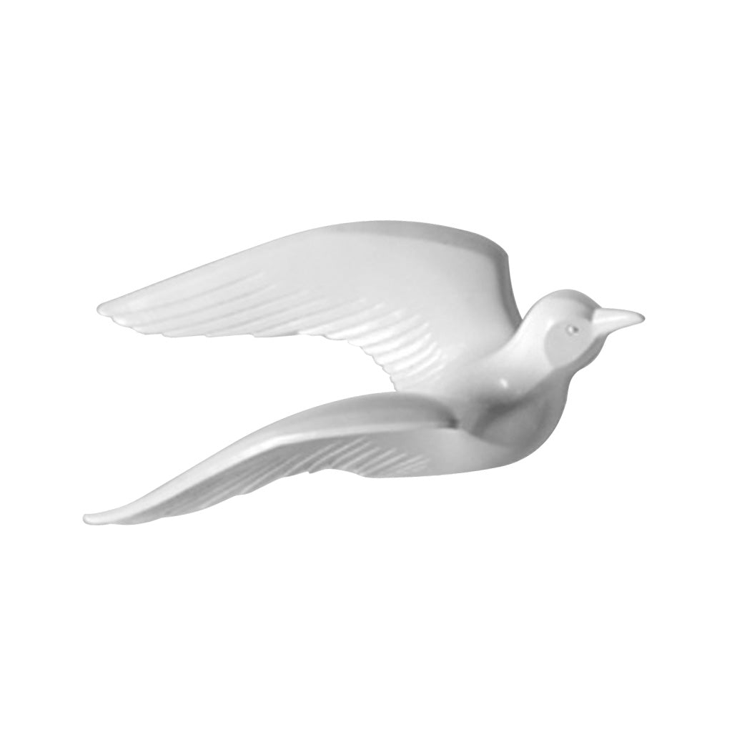 Creative Resin Seagull Shaped Bedroom TV Background Wall Decorations White