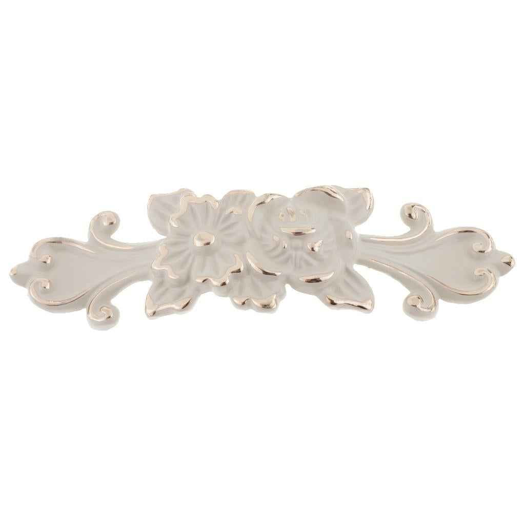 Creative Drawer Wardrobe Door Pull Handle Furniture Hardware E White 96mm