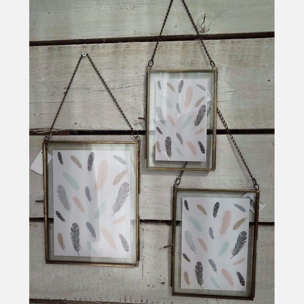 4 Size Double Side Hanging Photo Picture Frame Plant Specimen Frame
