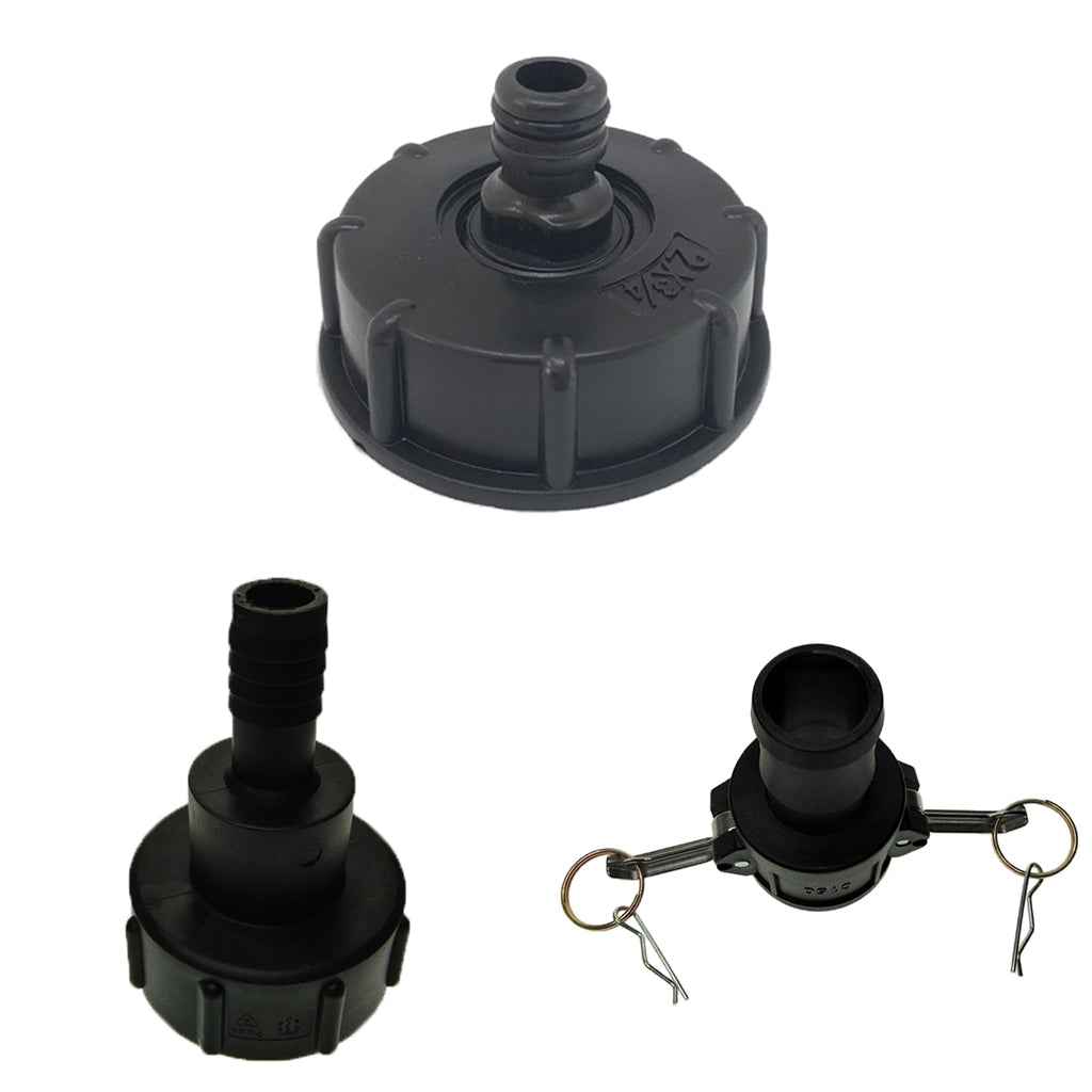 Plastic IBC Tank Adapter Hose Fittings 19mm Export