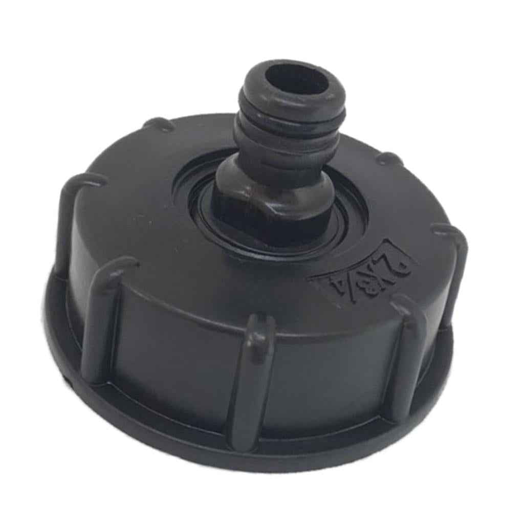 Water Tank Connector Bulkhead Tank Fitting, (2inch to 1/2inch) IBC Tote Tanks Drain Adapters - Coarse Thread