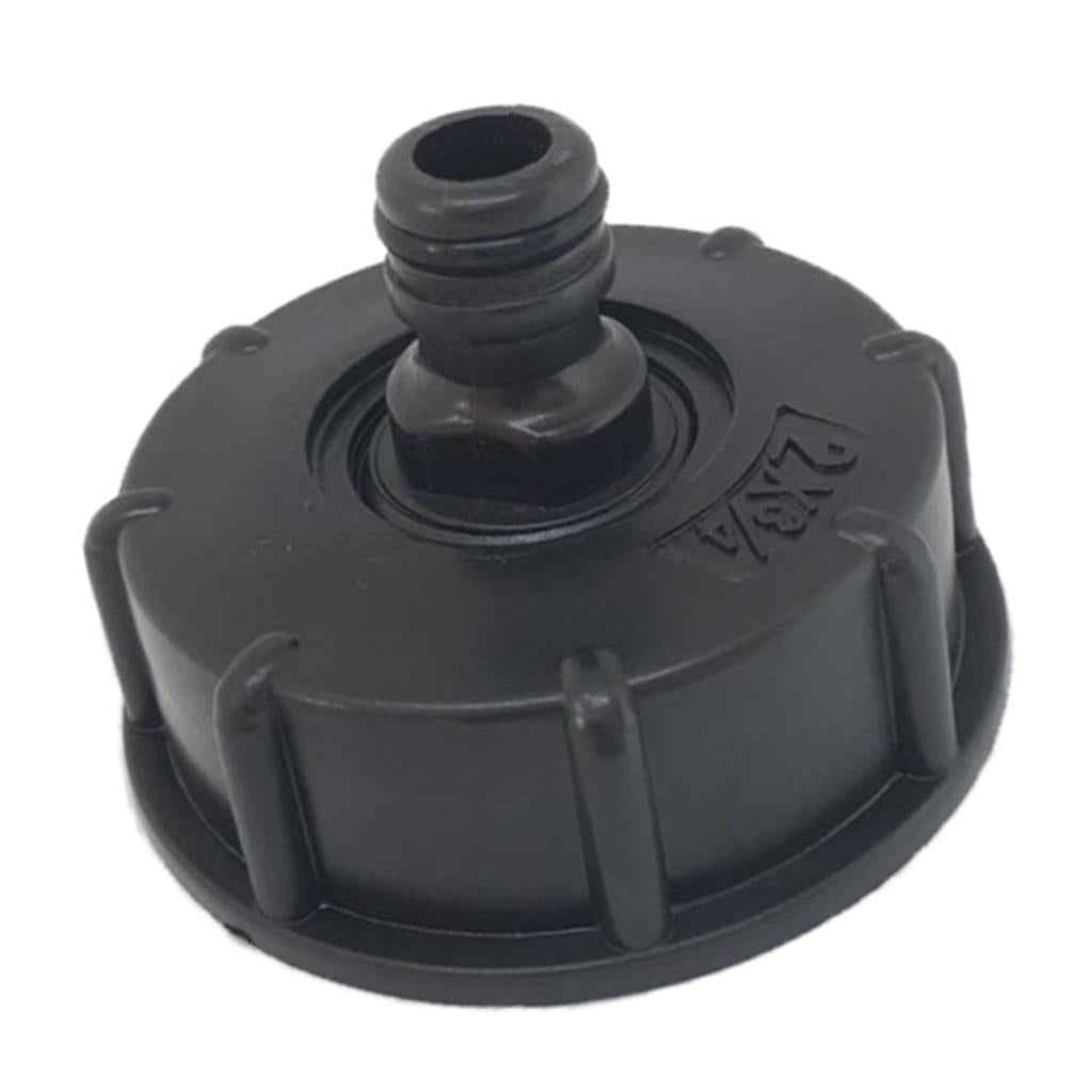 Water Tank Connector Bulkhead Tank Fitting, (2inch to 1/2inch) IBC Tote Tanks Drain Adapters - Coarse Thread